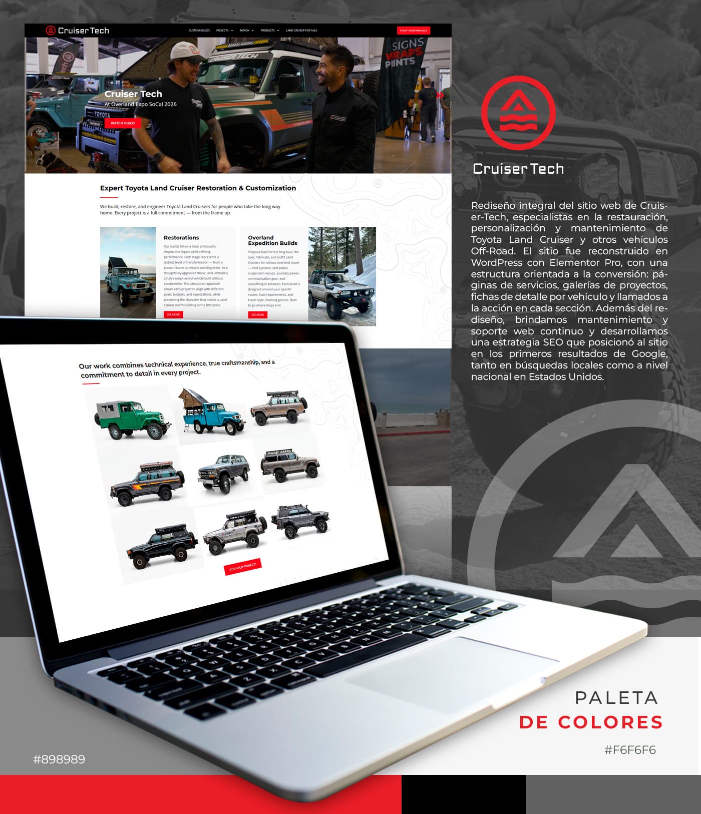 Cruiser-Tech — Rediseño web y SEO