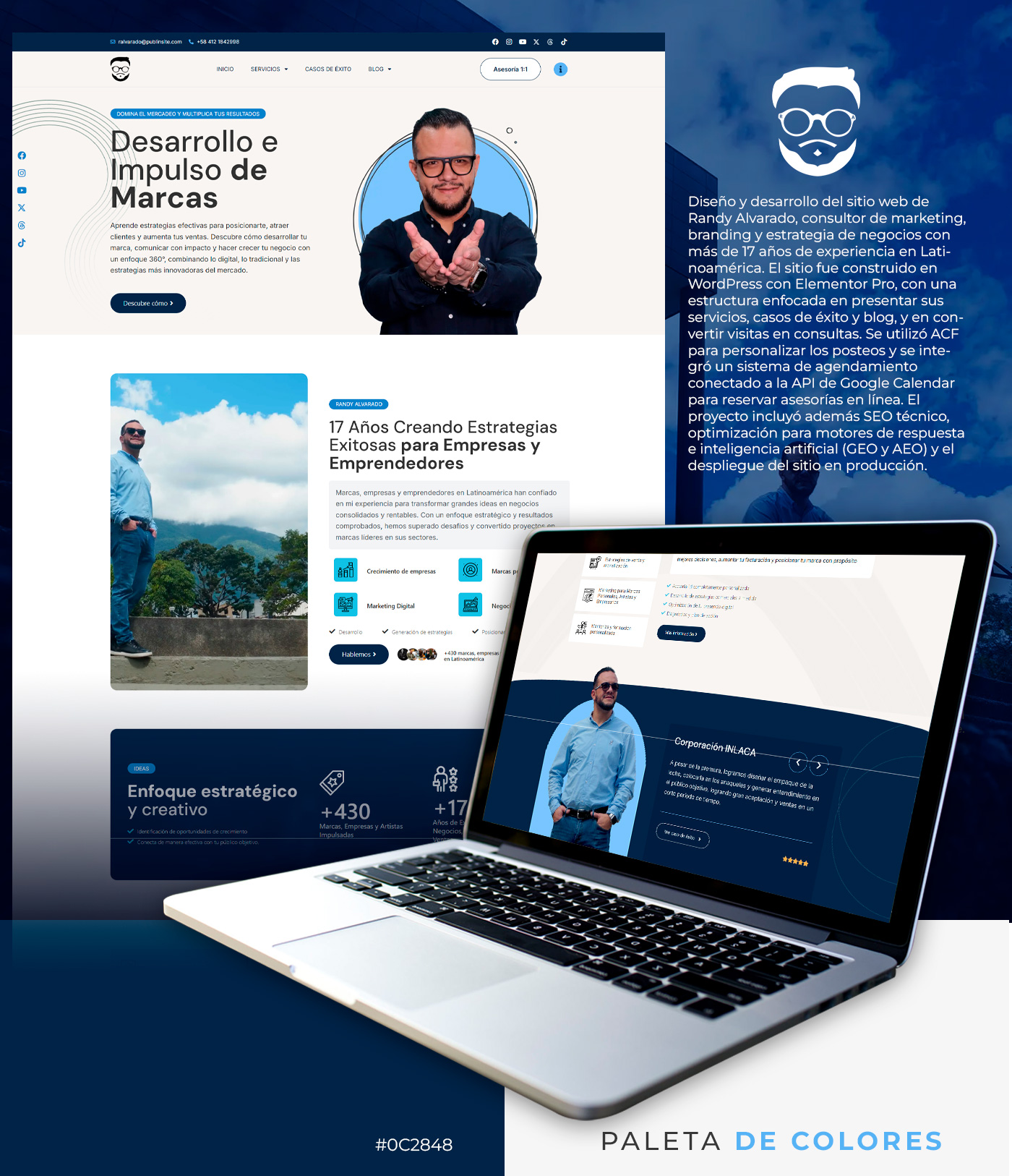 Randy Alvarado — Sitio web de consultoría