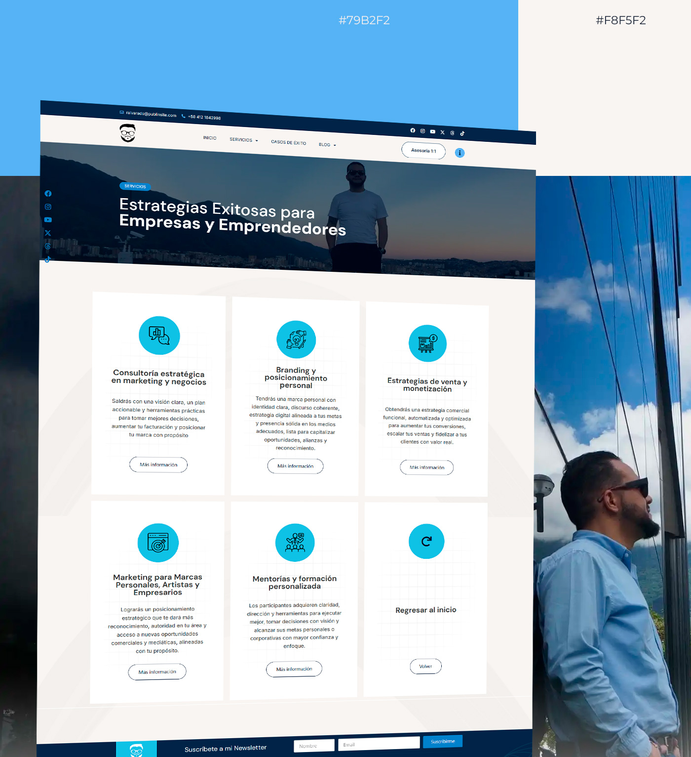 Randy Alvarado — Sitio web de consultoría — imagen 2