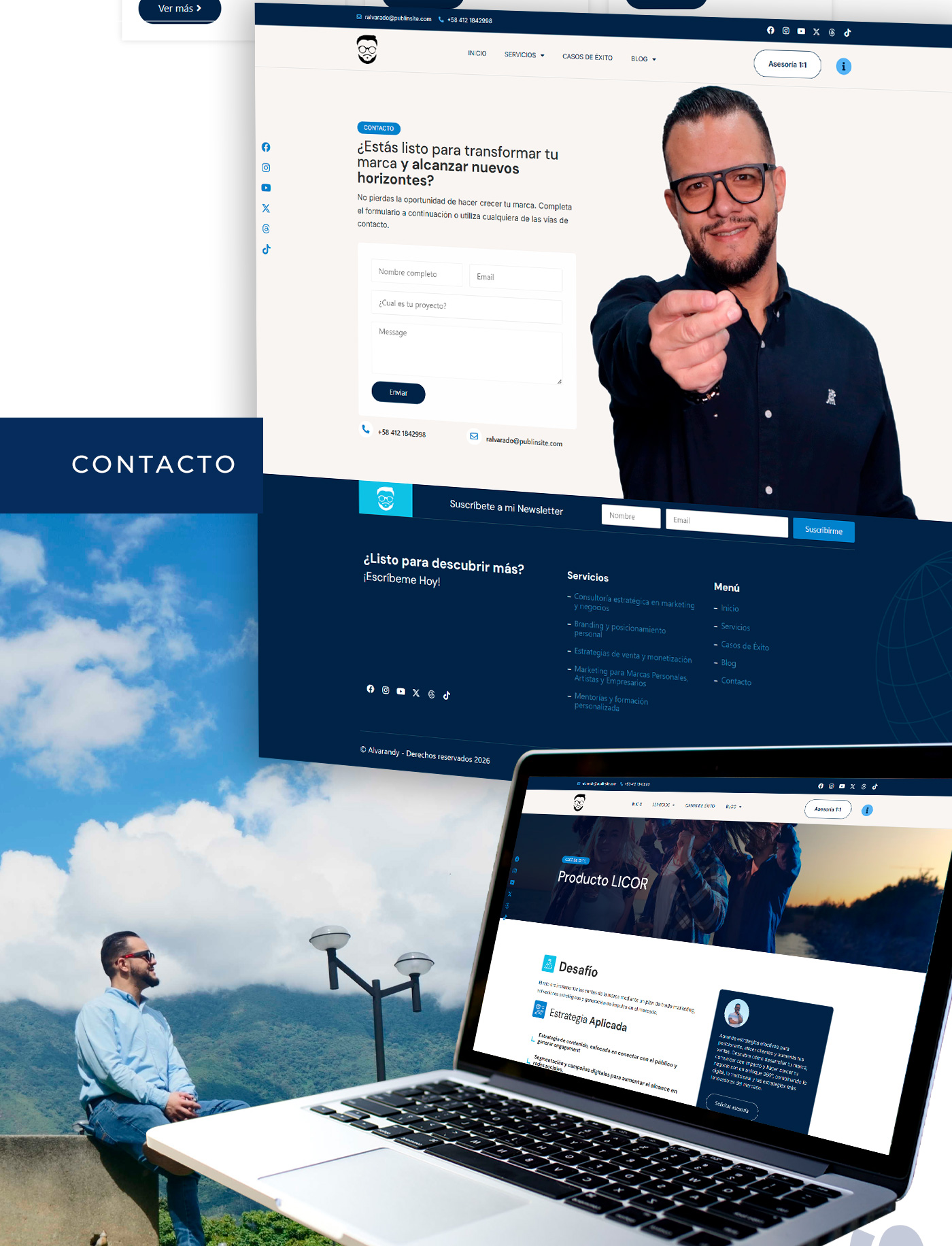 Randy Alvarado — Sitio web de consultoría — imagen 4