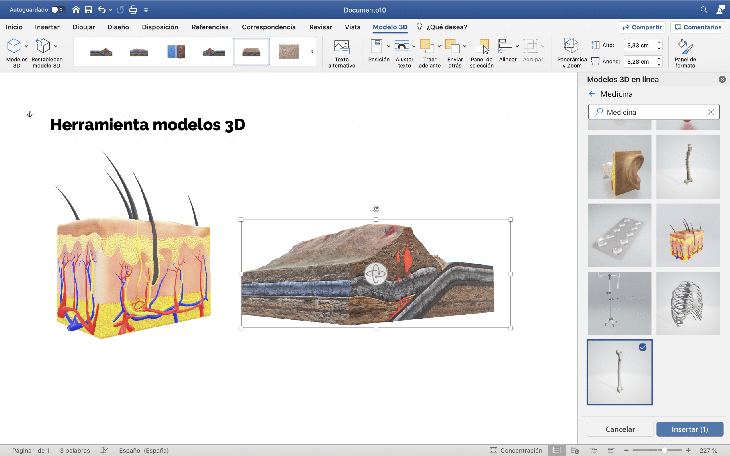 Como añadir dibujos 3D en word en tus documentos