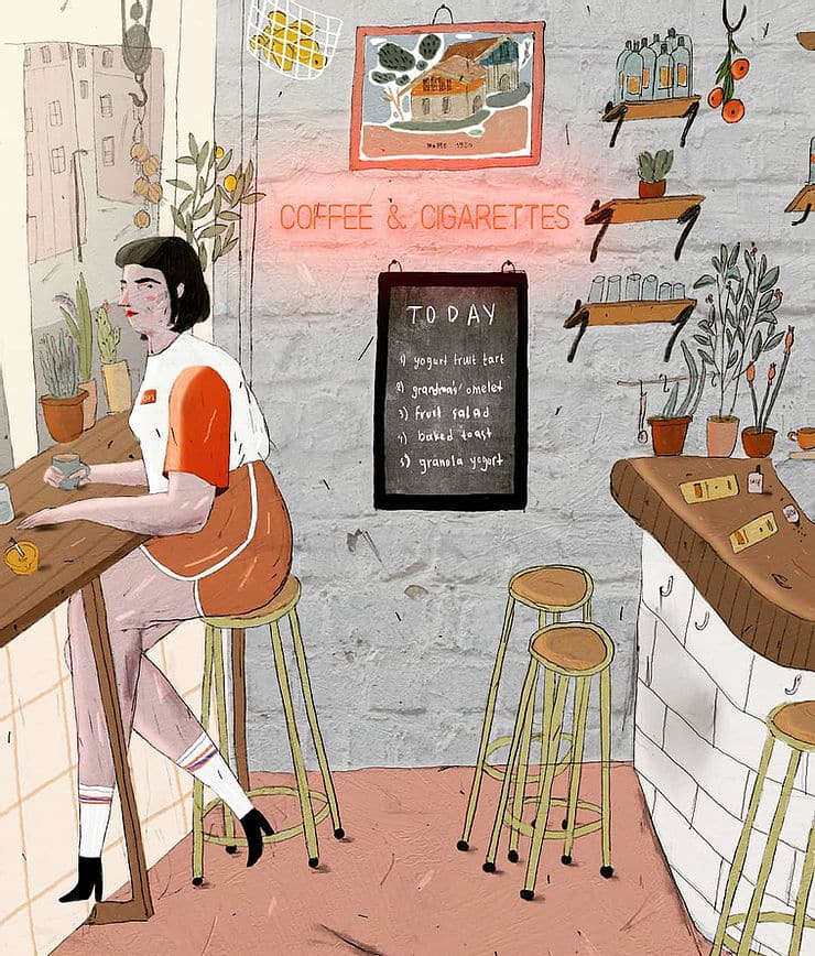 NADIA ILUSTRACIONES COFFEE