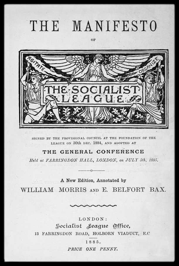 Manifiesto de la liga socialista de william morris y Beltfort Hax