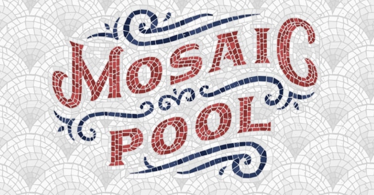 tipo de letra mosaic pool
