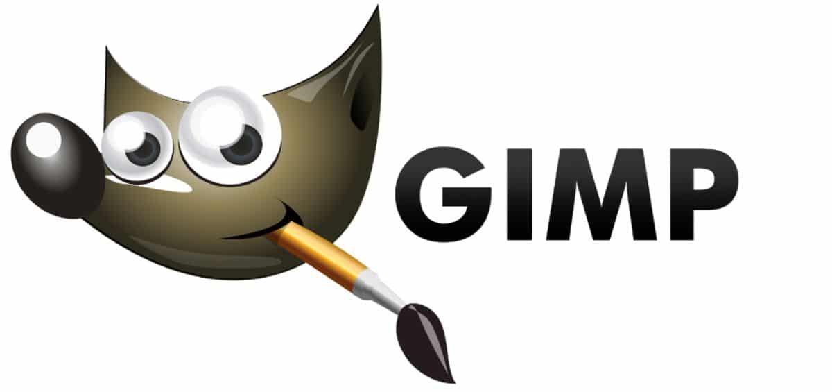 logo y mascota de gimp