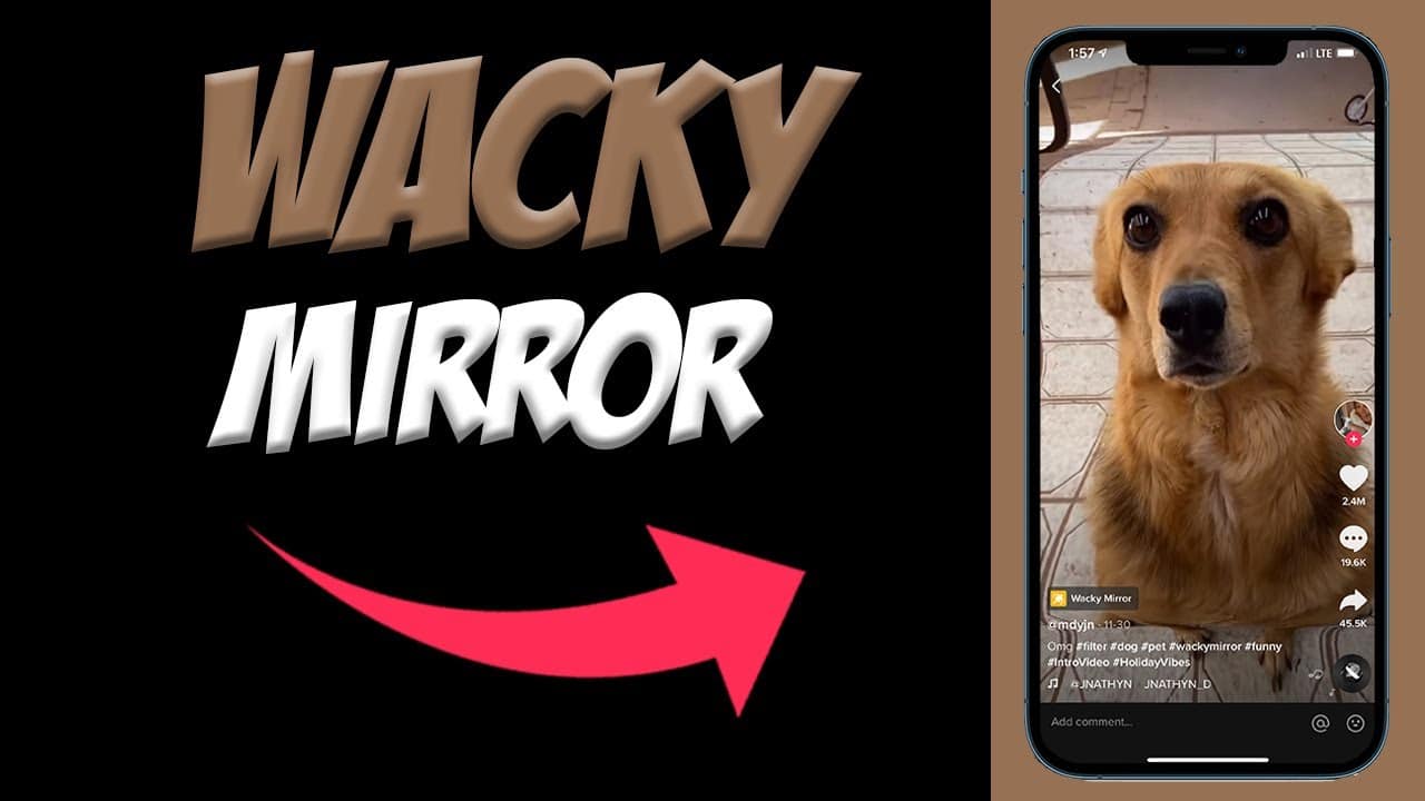 wacky mirror efecto