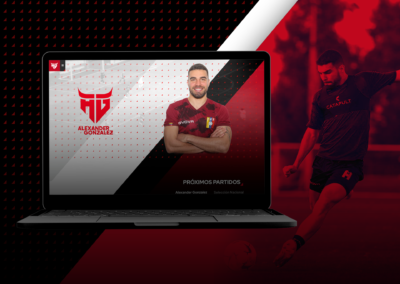 Web futbolista Alexander Gonzalez